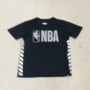 Black and white NBA shirt